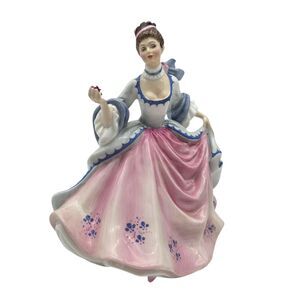 Royal Doulton Figurine Rebecca HN2805 1979 Pink Dress Vintage Collectible Rare